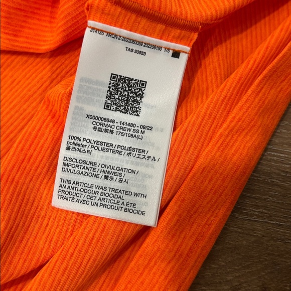 Arc’teryx orange short sleeve shirt mens size large - Picture 6 of 12